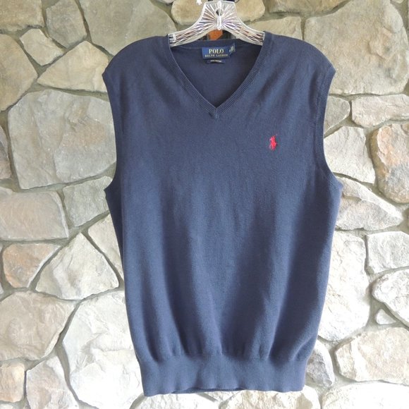 ralph lauren mens sweater vest